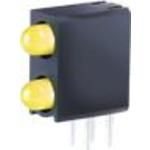 T-1 SINGLE COLOR LED ARRAY, YELLOW, 3mm, ROHS COMPLIANT PACKAGE-4