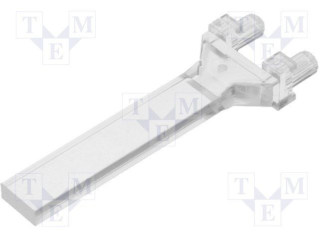 MENTOR   1274.1021   Light Pipe, Upright, 30 mm, Rectangular, 1 Pipes, Transparent, PC Board