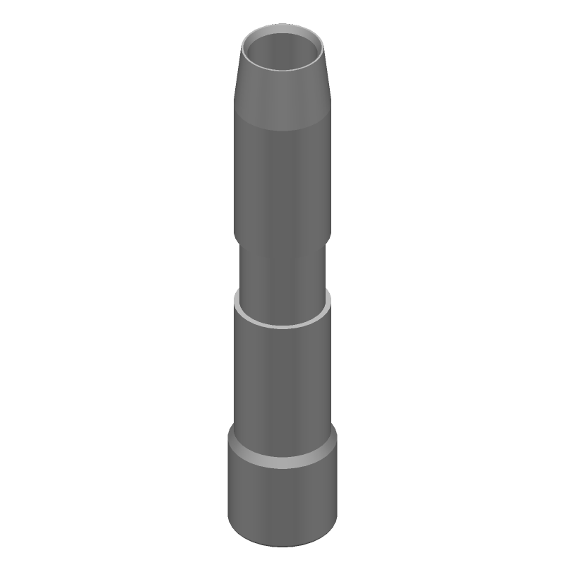 Red Crimp Butt Splice, 8AWG, 600V, Nylon Insulated