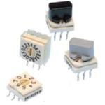 SP10T Rotary DIP Switch, 10 Pos, 0.03A 30VDC, J-Lead, SMD