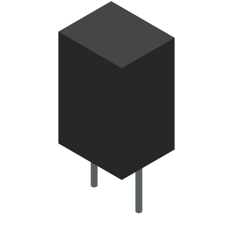 1.5uF 63V Polyester Film Capacitor, Radial, Through Hole