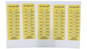 Thermal strip 77. . .116 °C PU=10 ST, CELSI STRIP CS-B, Spirig