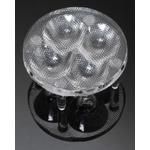 Round Optical Lens Clear PMMA Pin/Glue Box