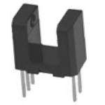 Slotted Photointerrupter, NPN OC, 30ns, 890nm, 1-Ch, TH