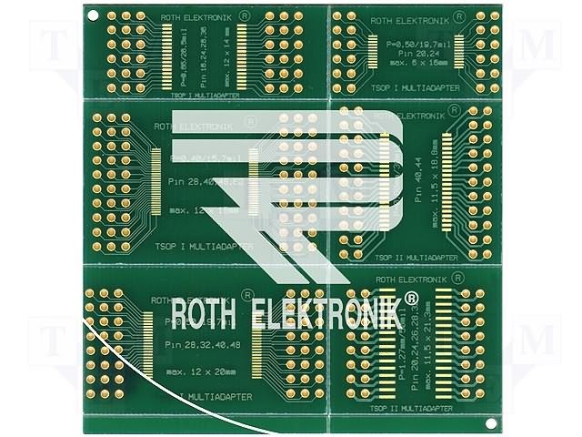 ROTH ELEKTRONIK         RE900            MULTIADAPTOR, SMD, FR4, TSOP I/II