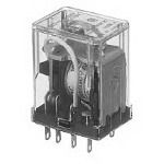 12VDC 7A DPDT Power Relay, Socket Mount