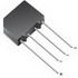 RECTFR BRIDGE SGL 600V 2A 4PIN CASE KBPM - Bulk