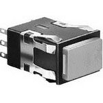 Switch Push Button Rectangular Button Alternate Contact PC Pins/Push-On Through Hole/Panel Mount