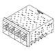 8-Position Modular RJ11 Connector, Through Hole, 25/Pack, -40°C to 85°C