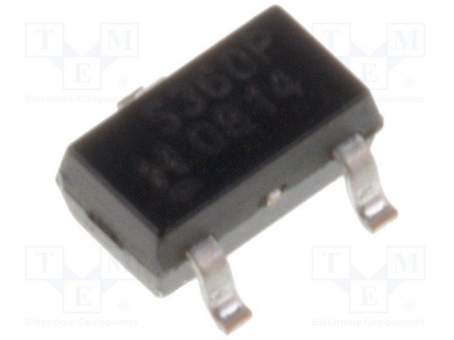 Hall Effect Latch IC, 20mA, 3-24V, SOT-23-3