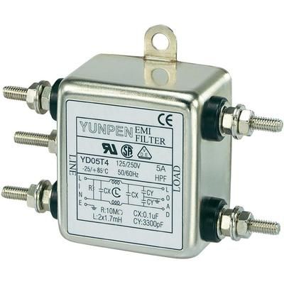 EMI filter 250 Vac 5 A 1.7 mH (L x W x H) 50 x 85