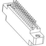 Conn Card Edge F 56 POS 2.54mm Solder ST Thru-Hole