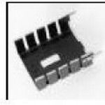 Heat Sink Passive TO-220 Thru-Hole Aluminum 7.8°C/W Black Anodized
