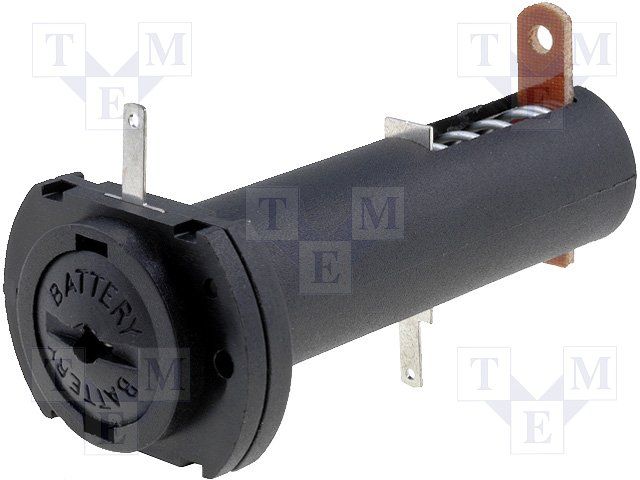 Battery Holder 1 Cells AA Size (Glass/Nylon)/Polyester Bulk