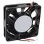 DC Axial Fan, 24V, 6.7CFM, 19dB, Ball Bearing, 60x60x15mm
