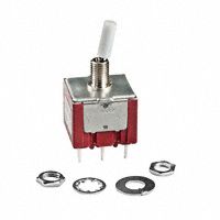 Switch Toggle ON None ON DPDT Round Lever PC Pins 10A 250VAC PC Mount with Threads