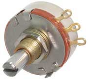 Res POT 100K Ohm 2W 1(Elec)/1(Mech)Turn 6.35mm (66.68 X 29.4mm) Solder Lug Panel Mount