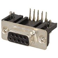 Connector D-Sub .590 Set Back Right Angle Female 9 Pin Long