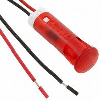 Red LED Panel Mount Indicator, 220V, 6000mcd, 45° Viewing Angle