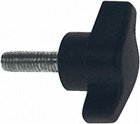 RS Pro Black Polyamide Knob, M8 x 20