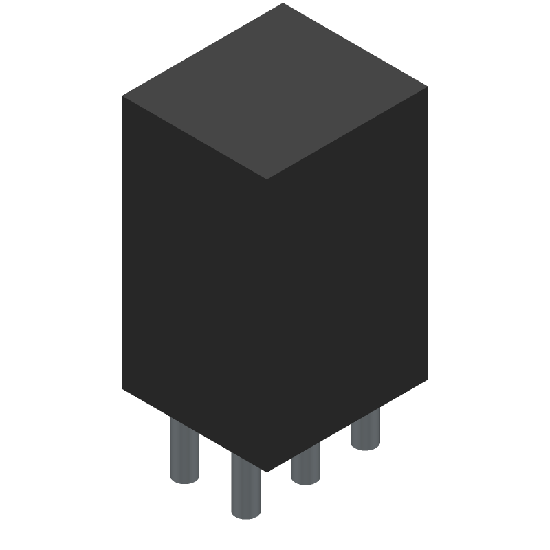 DPDT Toggle Switch, 20VDC, 400mA, Through Hole, Gold Contacts