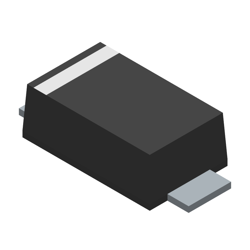 1A 20V Schottky Rectifier, Surface Mount, SOD-123FL