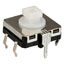 Tactile Switch SPST-NO 50mA 24VDC Through Hole White Plunger