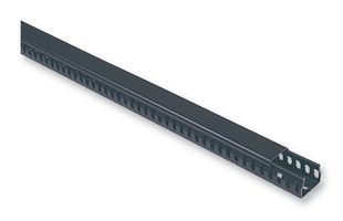 BETA   08720000   Trunking, Betaduct, PK4X1M, Closed Slot Series, 25 mm, 50 mm, Black, PVC (Polyvinylchloride)