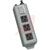 15A 120V 3-Outlet Metal Power Strip, UL/CSA, 6ft