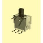 Switch Slide ON ON DPDT Side Slide 0.05A 48VAC 48VDC 0.4VA 50000Cycles PC Pins Bracket Mount/Through Hole