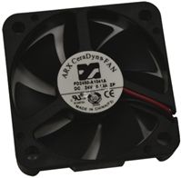 DC Axial Fan, 51 x 51 x 10mm, 15m/h, 24 V dc (CeraDyna Series)