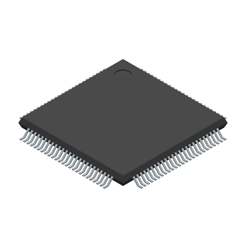 32-bit Secure MCU, 512KB Flash, 200MHz, Industrial, 100-Pin TQFP