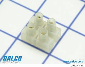 Conn Terminal Block 4 POS 10mm Screw Panel Mount 30A