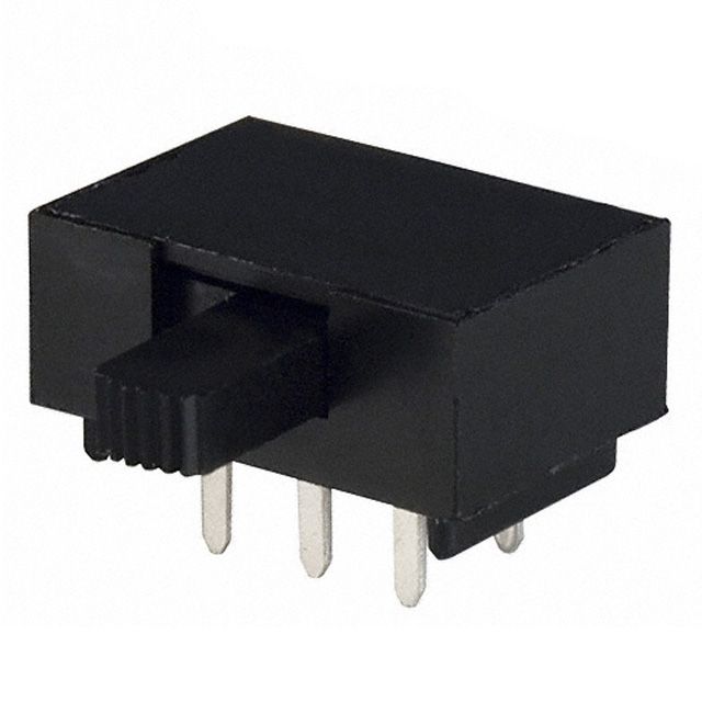 SPDT Slide Switch, 4A, 125V AC, Right Angle, Through Hole