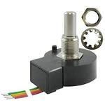 Optical Encoder Rotary Incremental Round 0.011N.m Straight Digital Square Wave Panel Mount Cable 32CPR