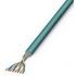 CAT5e-S/UTP Cable Foil 8Conductors 26AWG 6.1mm 125V Water Blue