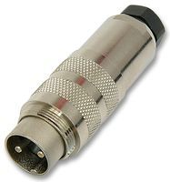 3-Pin Male Solder Plug, 5A, 250V, IP67