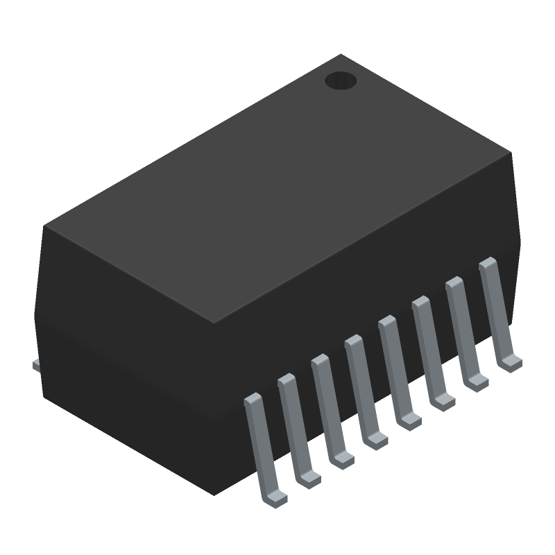 Telecom Transformer 2(1CT:1CT) 16 Terminal Gull Wing SMD