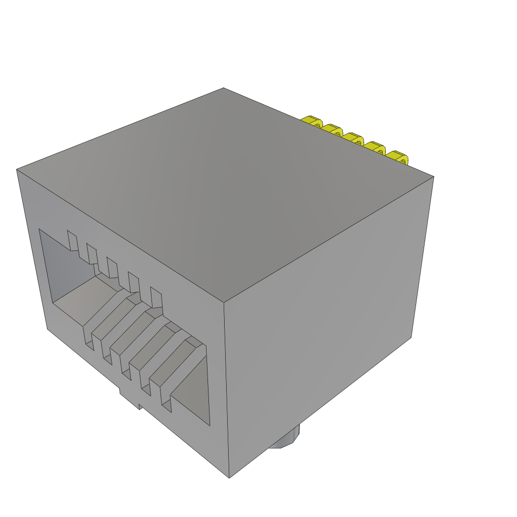 1.00 mm Mini Edge Card Socket, Vertical