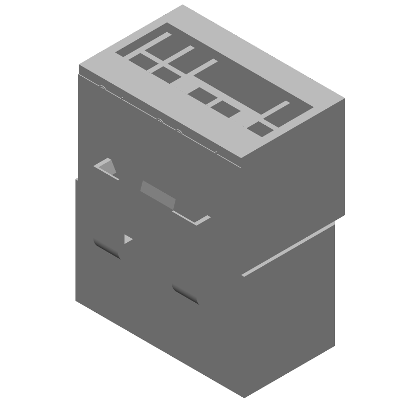 8 Pos Wire Housing, PBT, Signal, White, Straight, Female