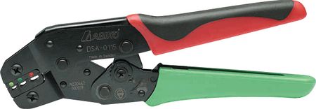 Crimping pliers for insulated cable lugs  Insulated cable lugs 0.14. . .1.5 mm², DSA-0115, Abiko