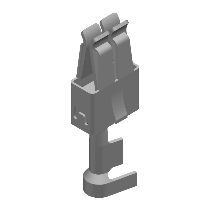 Female Signal Crimp Contact, Bronze/Copper/Tin, 17-20AWG