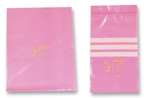 MULTICOMP         001-0001             Pink Anti-Static Heat Seal ESD-Safe Bag, 76x127mm, x100