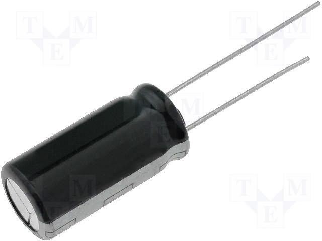 1000uF 25V 20% Radial Aluminum Electrolytic Capacitor