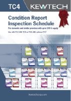 Kewtech Corporation TC4 Electrical Installation Certificate, Certificate Type Inspection & Test Schedule
