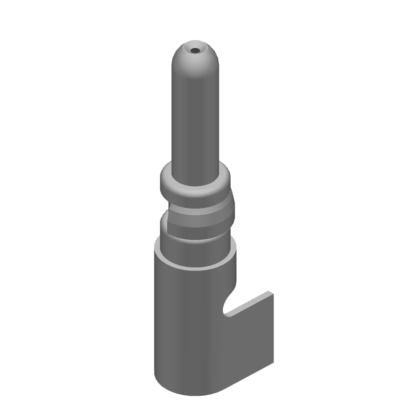 Power Connector Tool, 8-10 AWG, 50A, Gold Plated, Crimp