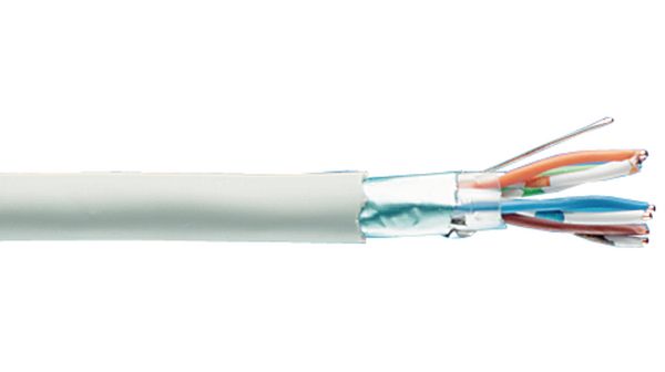 LAN cable shielded   4 x 2, DTB-Y C-5E FTP 4X2X24/1AWG, Ceam