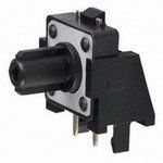 Keypad Switch, 12mm, 50mA, 12VDC, SPST, Off-Mom, Through Hole