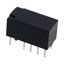 12VDC Latching DPDT Relay, 1A, 220VDC, Through Hole