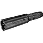 Conn XLR Connector Adapter M/F 3/3 POS Solder Cup ST 6 Terminal 1 Port